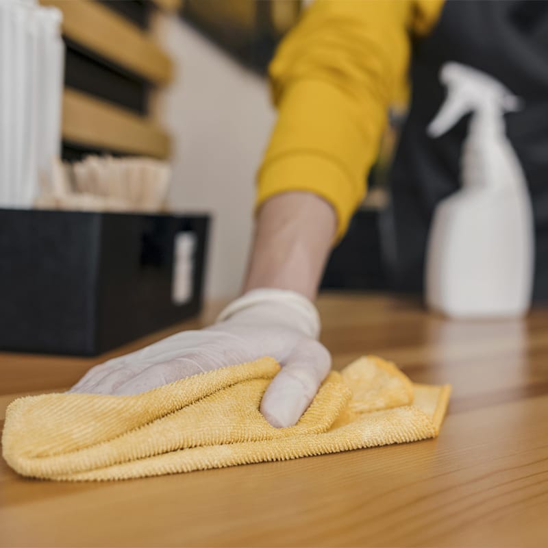 cleaning safety support